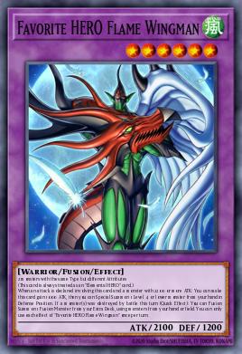 Favorite HERO Flame Wingman - number 14 most played Fusion card