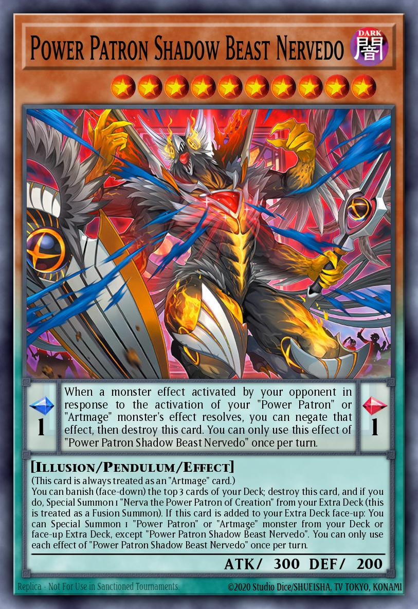Nervedo the Shadebeast Power Patron