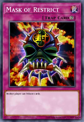 Mask of Restrict - number 13 most played Trap card