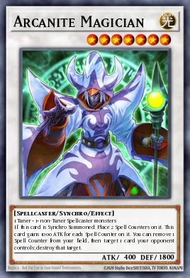 Arcanite Magician - number 14 most played Synchro card
