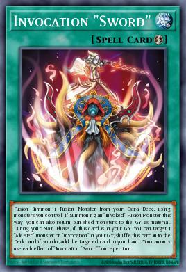 Invocation - "Sword" - number 15 most played Spell card