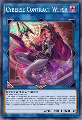 Cyberse Contract Witch - popular Yu-Gi-Oh! Link card