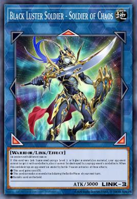 Black Luster Soldier - Soldier of Chaos - number 9 most played Link card