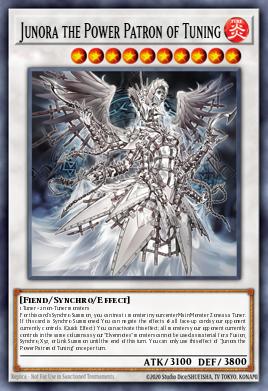 Junora the Power Patron of Tuning - number 12 most played Synchro card
