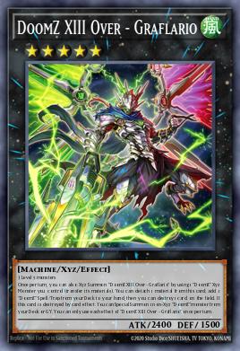 DoomZ XIII Over - Graflareio - number 9 most played Xyz card