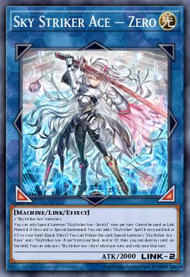 Sky Striker Ace = Zero - popular Yu-Gi-Oh! Link card