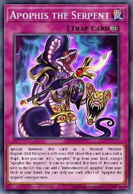 Apophis the Serpent - popular Yu-Gi-Oh! Trap card