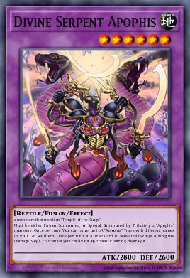 Divine Serpent Apophis - popular Yu-Gi-Oh! Fusion card